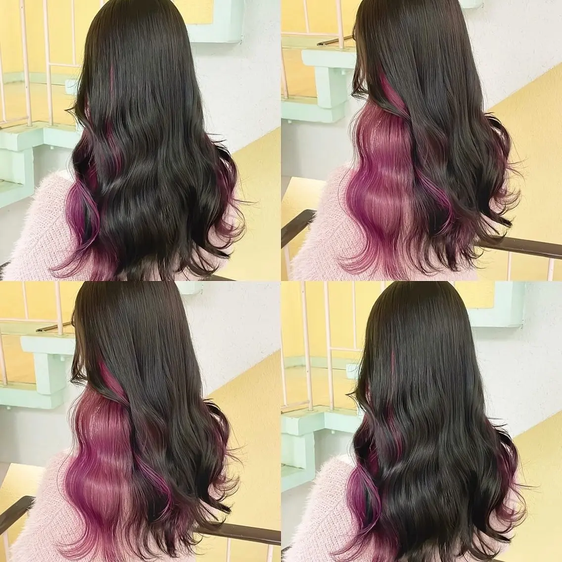 カラー ヘアカラー トリートメント 渋谷:インナーカラー ／🍒エリカ🍒のヘアスタイル