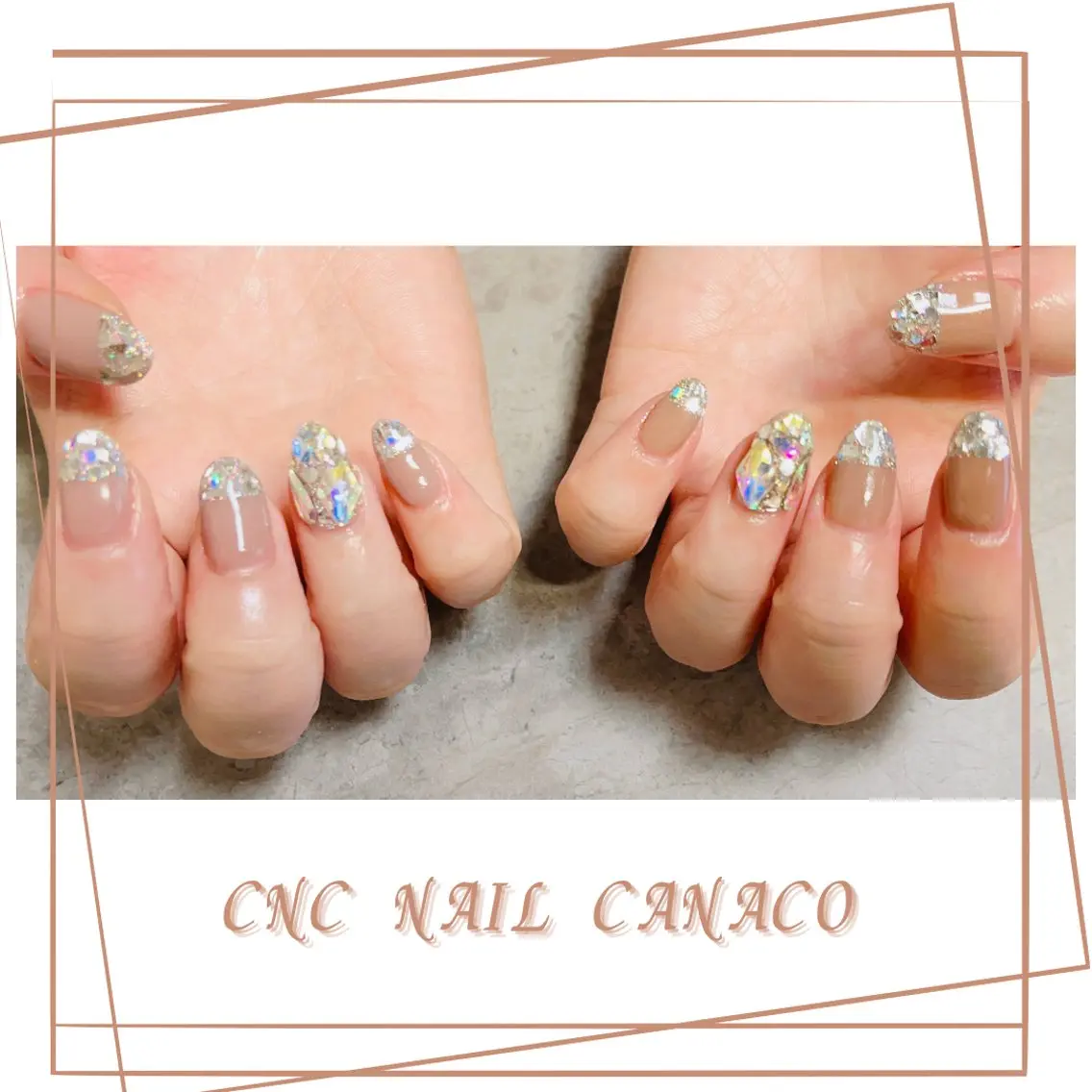 ネイル アートネイル キラキラネイル メンズネイル 持ち込み オフィスネイル ハンドネイル ハンドケア ベテランネイル cnc  nailのネイルデザイン