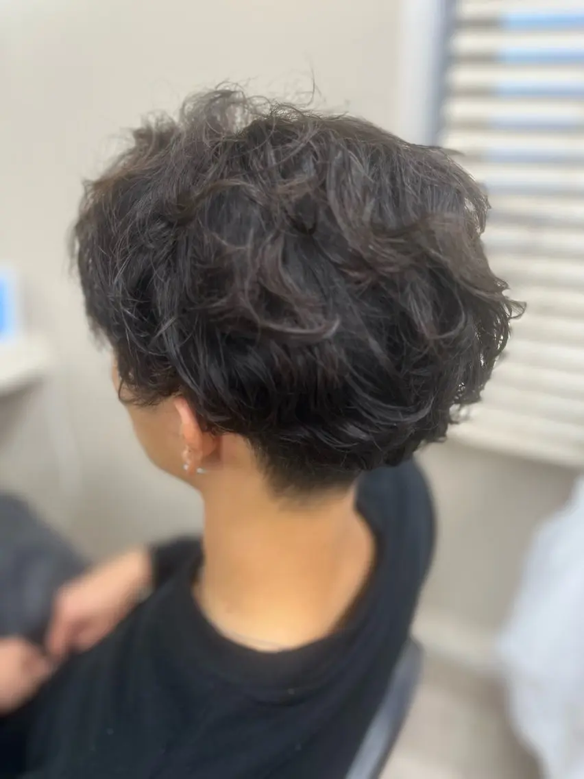 パーマ メンズ カット パーマ トリートメント 多系統似合わせ/ tsuburaのヘアスタイル