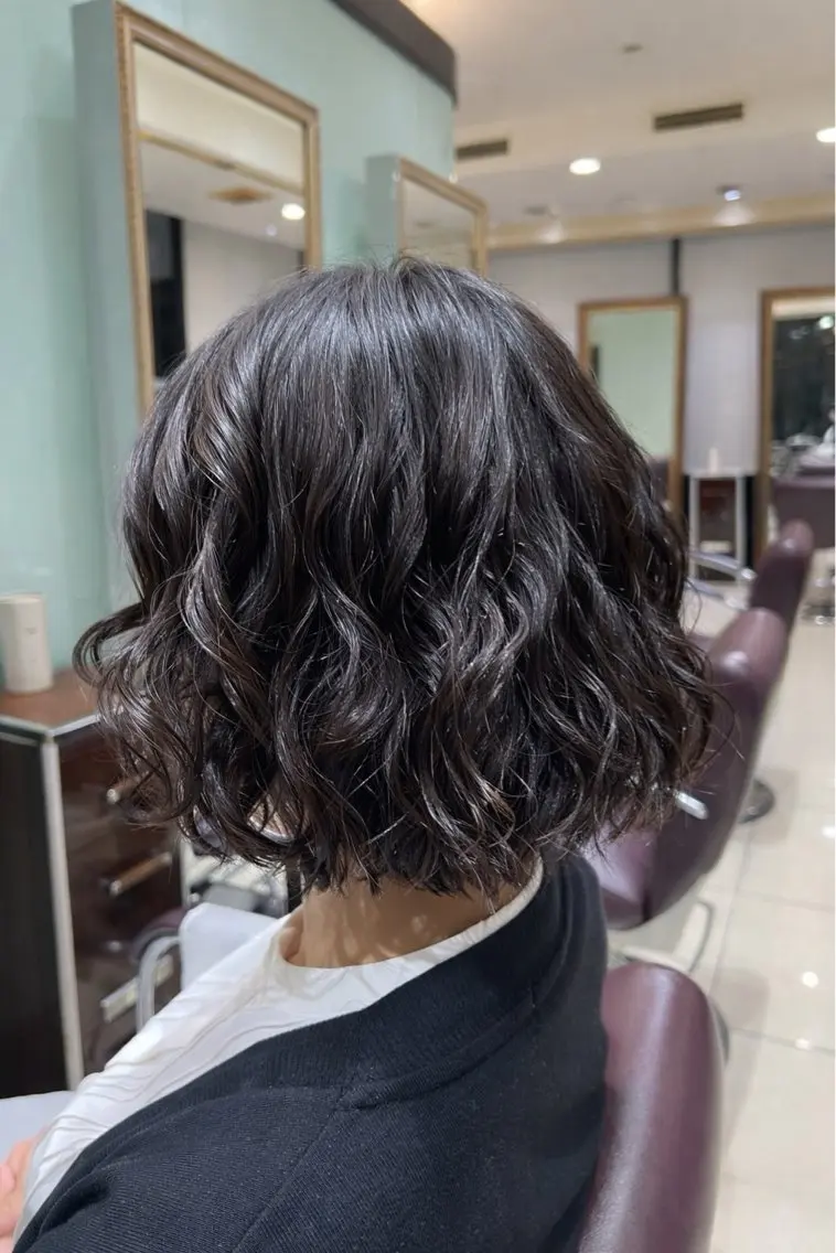 ショート パーマ 🇺🇸サーフカール 🇺🇸ケンシロウのヘアスタイル
