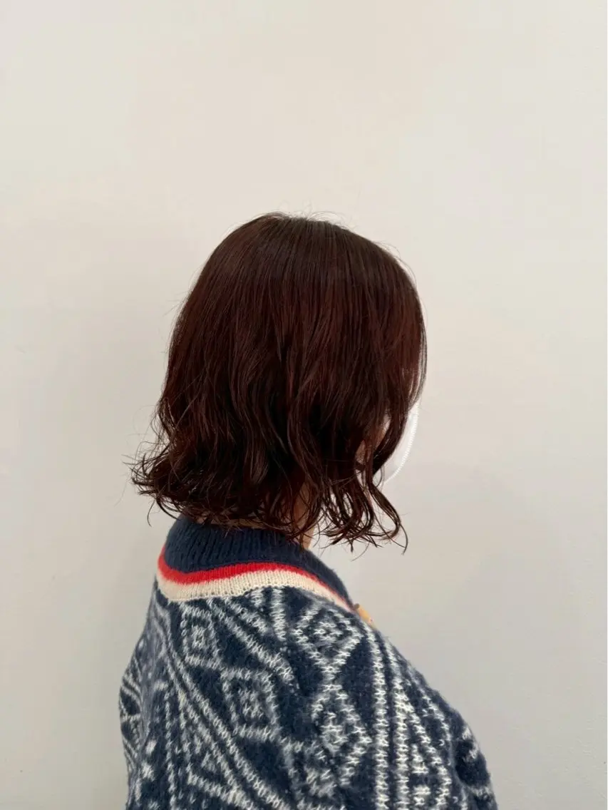 カラー パーマ 林 杏夏のヘアスタイル