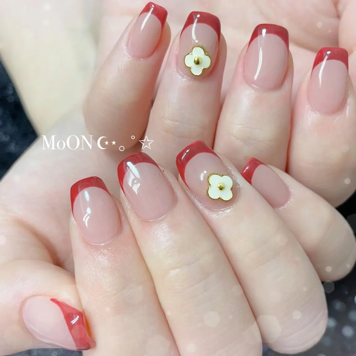 ネイル フレンチネイル ハンドネイル ハンドケア MoON...❤︎ MeGuのネイルデザイン