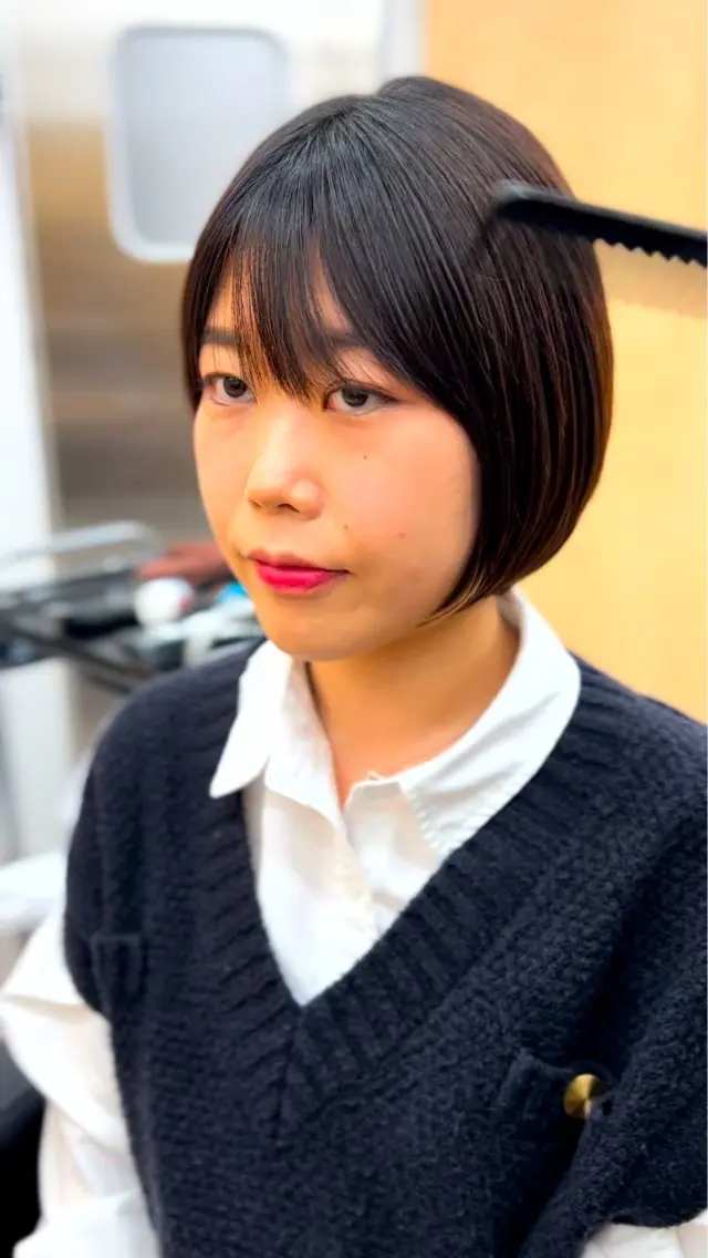 ショート カラー ボブ 表参道【髪質改善】 宮嶋勇太のヘアスタイル