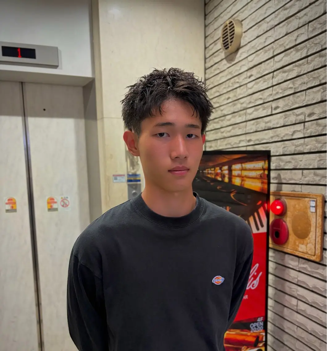 メンズ 学生（メンズ向け） カット UMM daichi メンズパーマのヘアスタイル