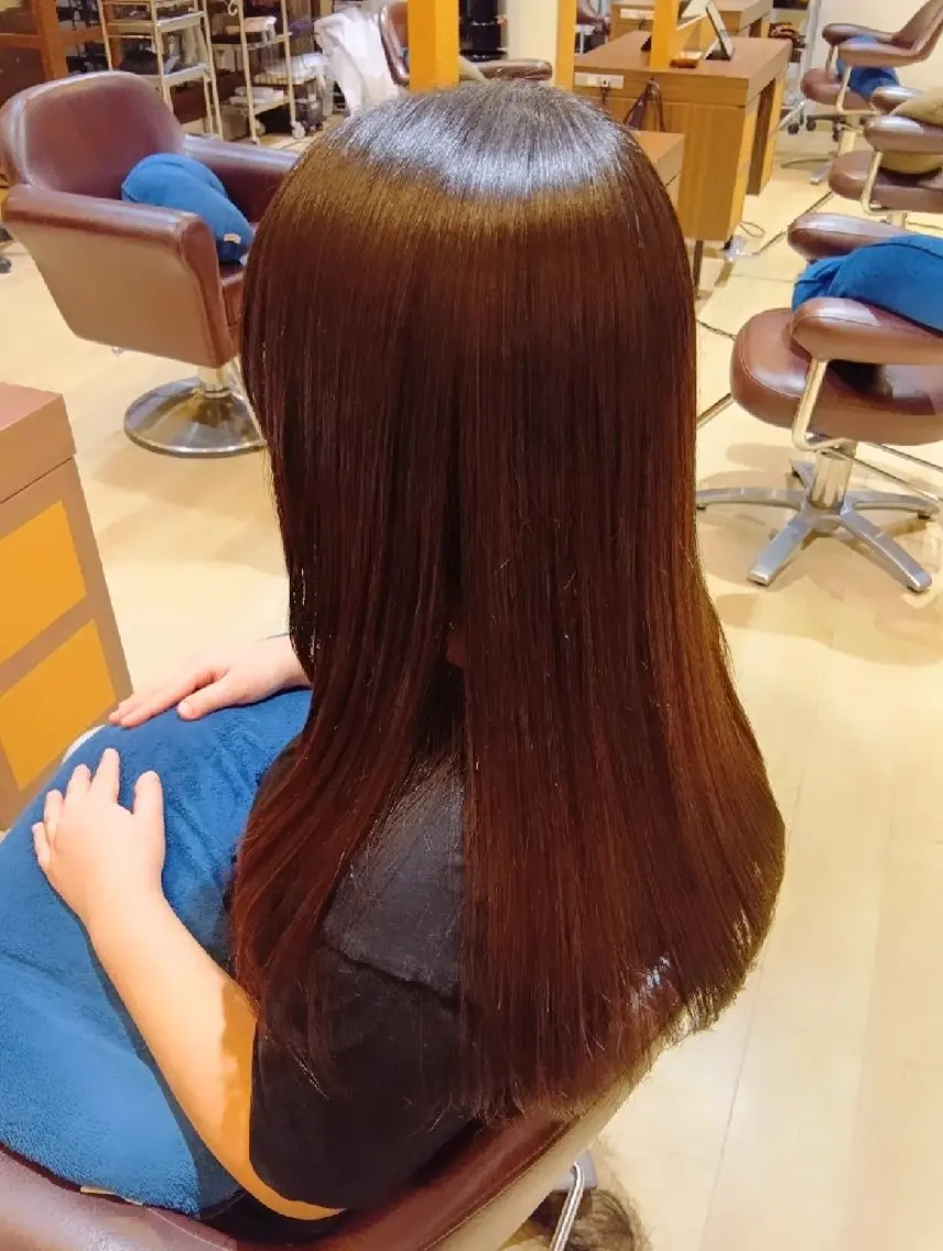 ロング 顔周りカット レイヤーカット 小林暢🌟Orque 髪質改善サロン🌙のヘアスタイル