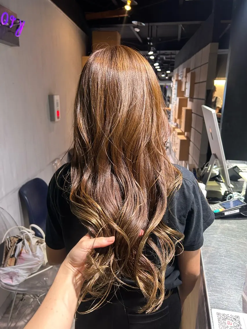 ロング カット ヘアカラー ヘッドスパ レイヤーStyle 🪽菜々実のヘアスタイル