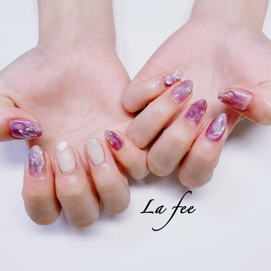 カラー ネイル ニュアンスネイル La feeのネイルデザイン