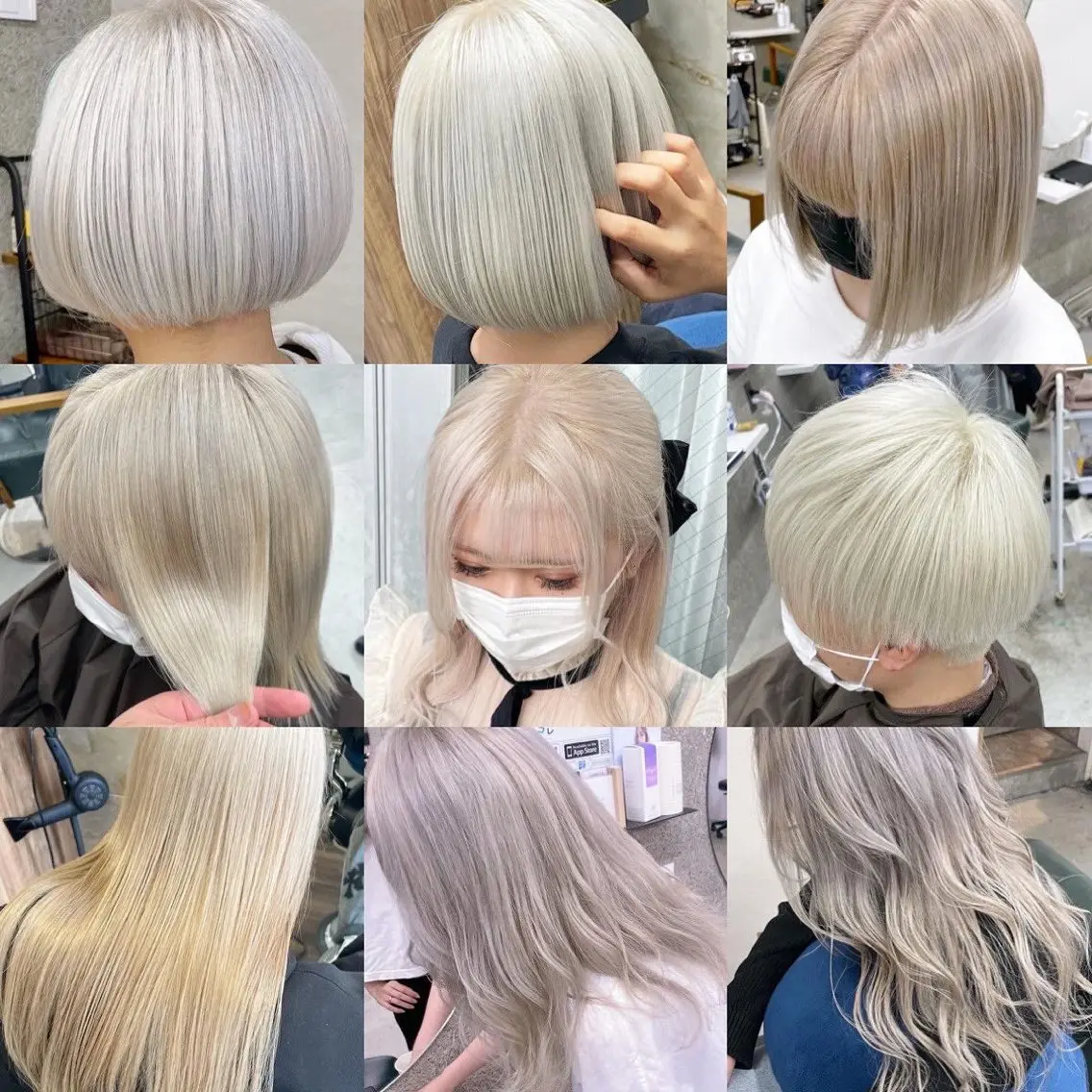ミディアム カラー ヘアカラー トリートメント Lull1人美容室 バレイヤージュのヘアスタイル