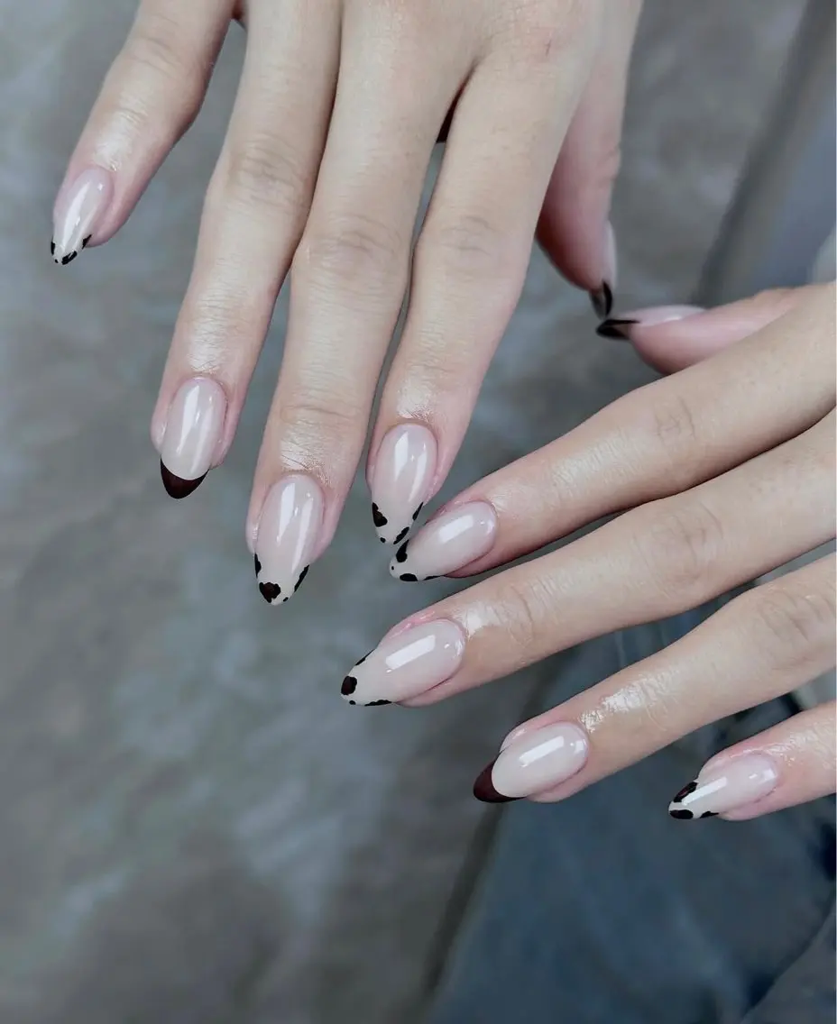 ミディアム 韓国風ヘア ハンドネイル Aila Nail HanChanのネイルデザイン