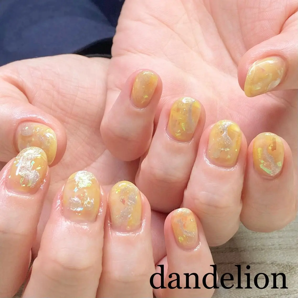 ネイル ハンドネイル ハンドケア dandelion ダンデライオンのネイルデザイン