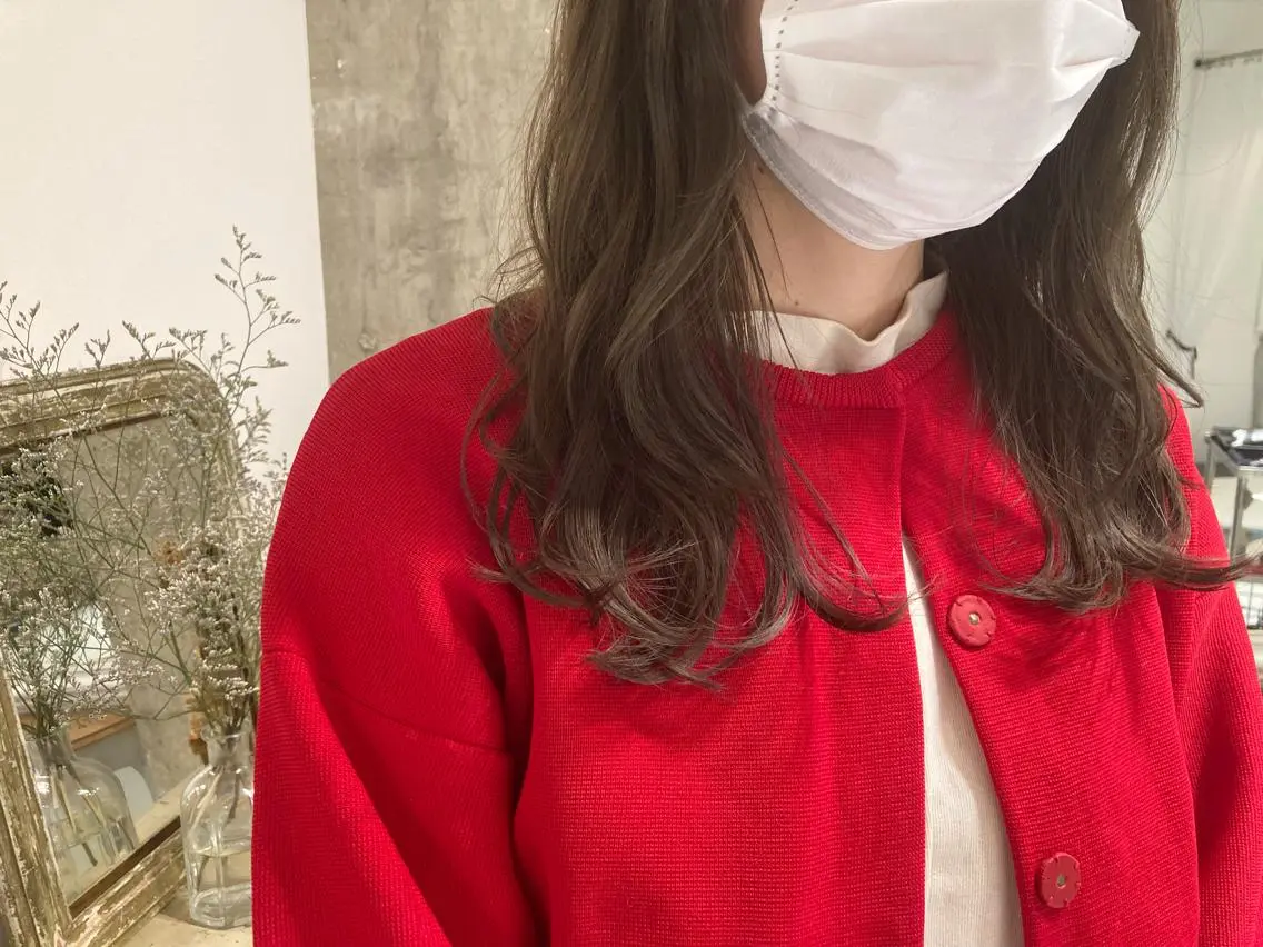 カラー アッシュ 透明感カラー オリーブアッシュ カットモデル 募集中/アスカのヘアスタイル