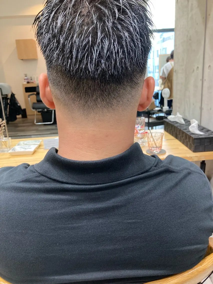 メンズ カット ✨色持ちの良い艶 カラー✨蟹江真世のヘアスタイル