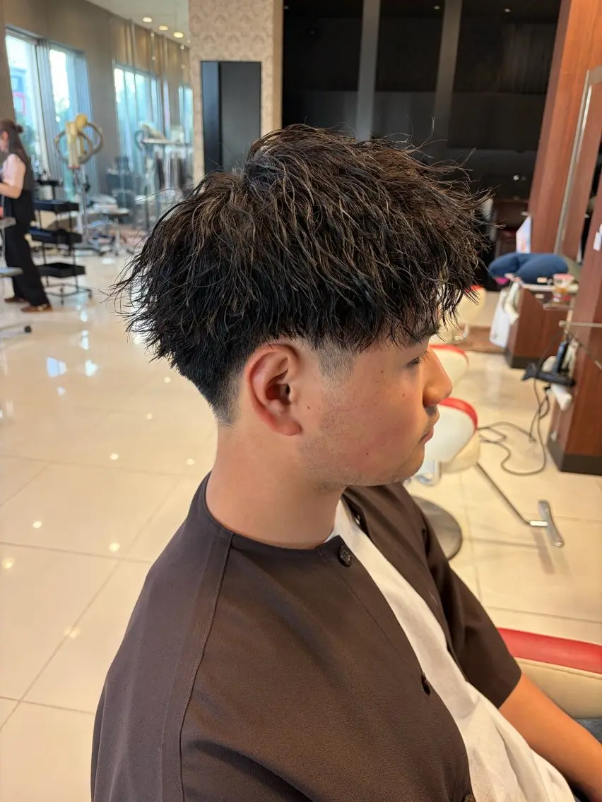 【ご新規様限定】メンズカット+ケアパーマ9990の写真