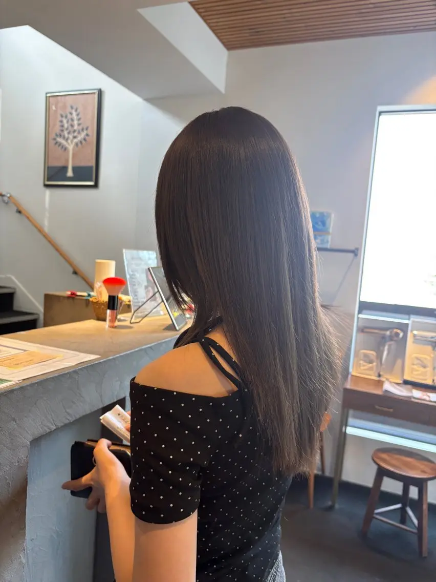 ロング カラー ヘアカラー 池田 七海のヘアスタイル
