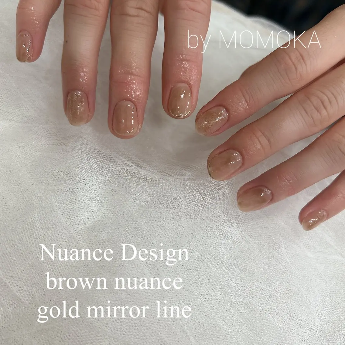 ネイル ニュアンスネイル Momo nailsalonのネイルデザイン