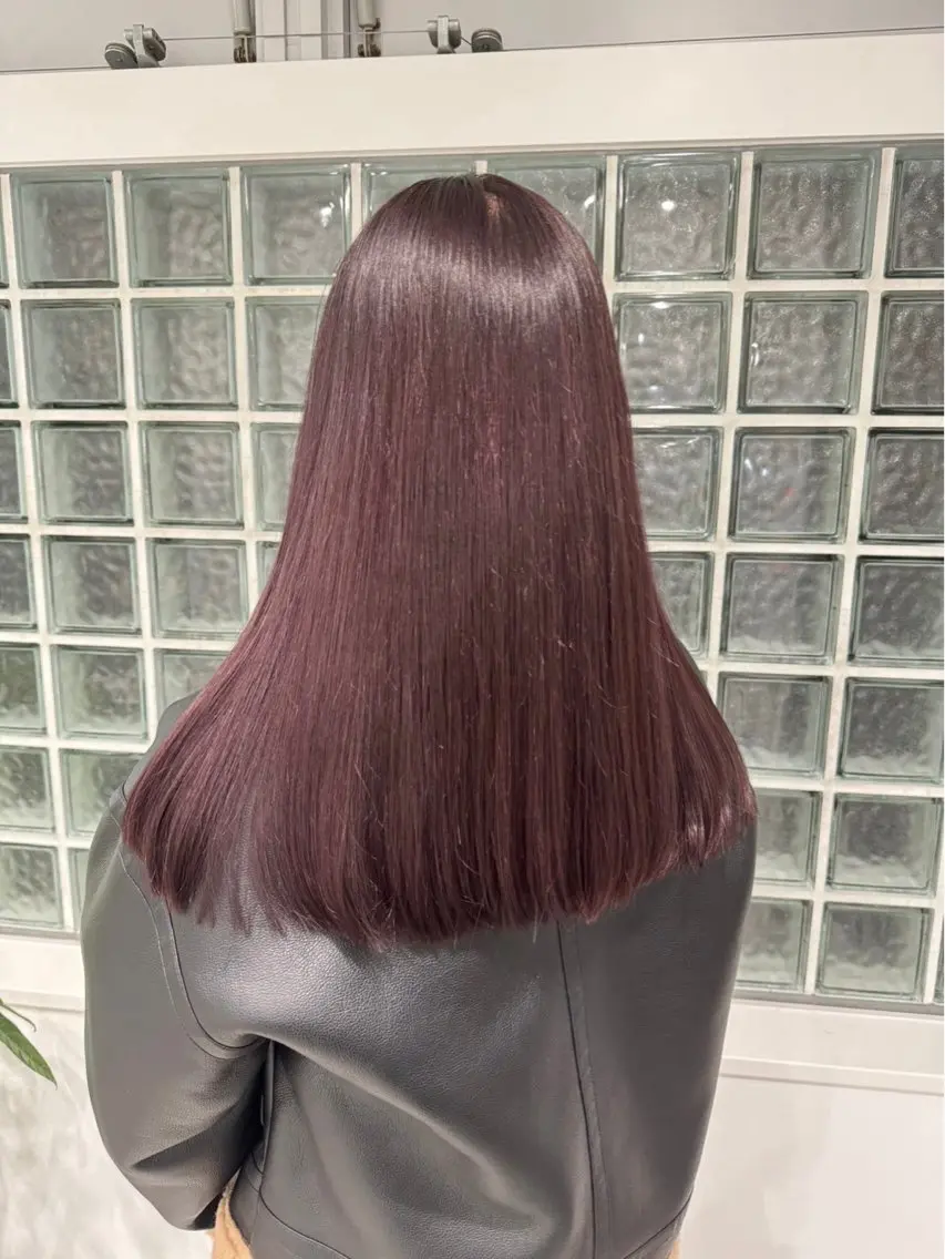 ロング カラー miku/ラベンダー 透明感カラー🪻❤︎のヘアスタイル