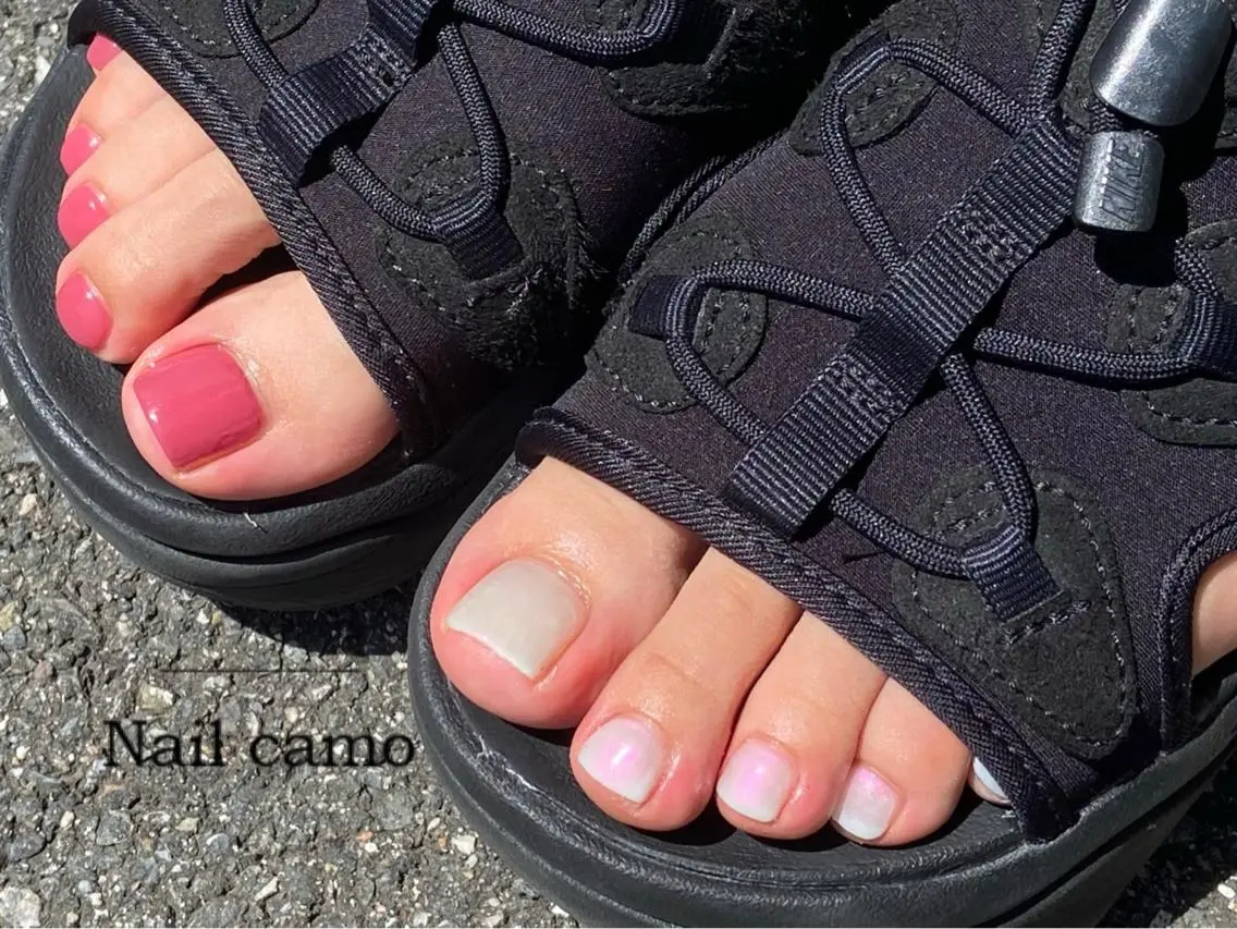 ネイル フットネイル 🌟Nail camo🌟のネイルデザイン