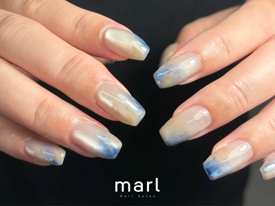 シンプル　サンプルネイル💅オフありの写真