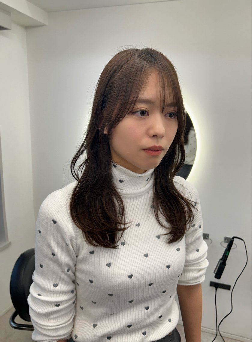 セミロング わかまつ　ももみ 🕊️/ヘアセットのヘアスタイル