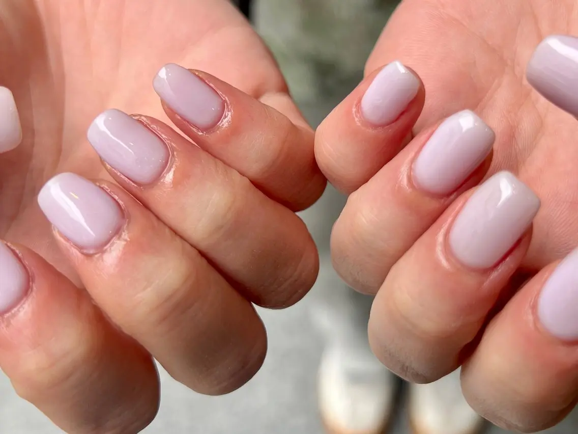 ネイル ワンカラーネイル 春ネイル 【池袋】nuts nail なつみのネイルデザイン