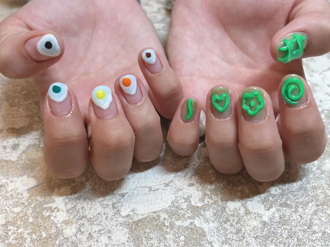 ネイル ハンドネイル LOVE NAIL 💕Sonoのネイルデザイン