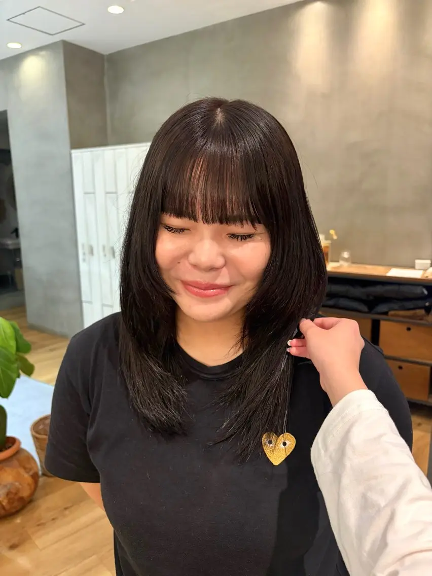 カラー ハイライトカラー 清水 璃央のヘアスタイル