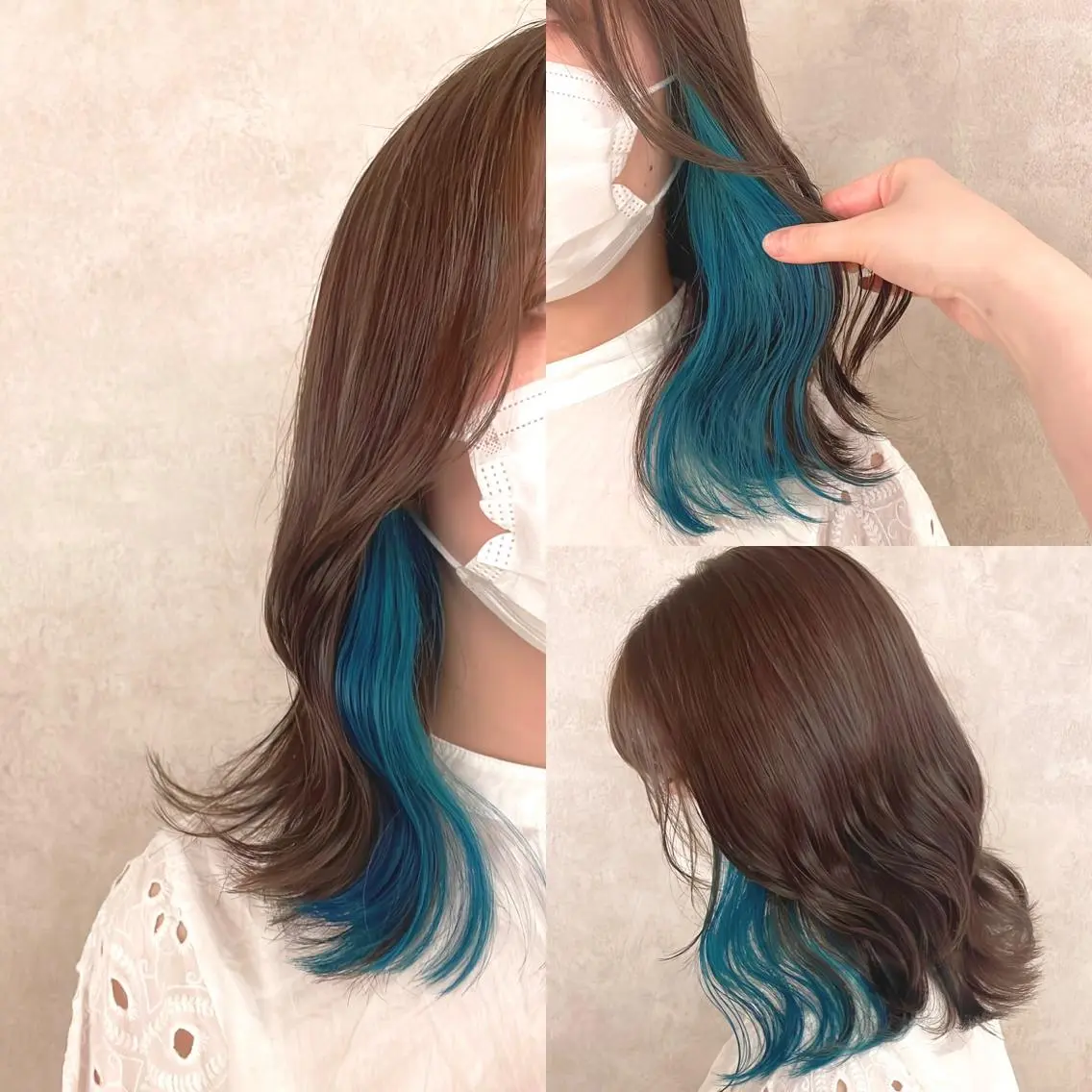 カラー ブリーチ ヘアカラー トリートメント 渋谷:インナーカラー ／🍒エリカ🍒のヘアスタイル