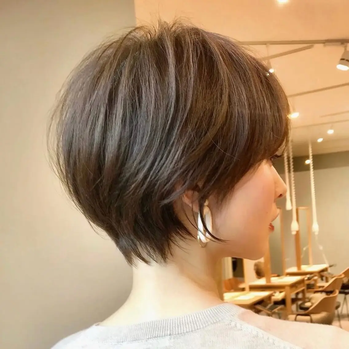 ショート カラー 豊中/ショート特化/ 似合わせ/たかいのヘアスタイル