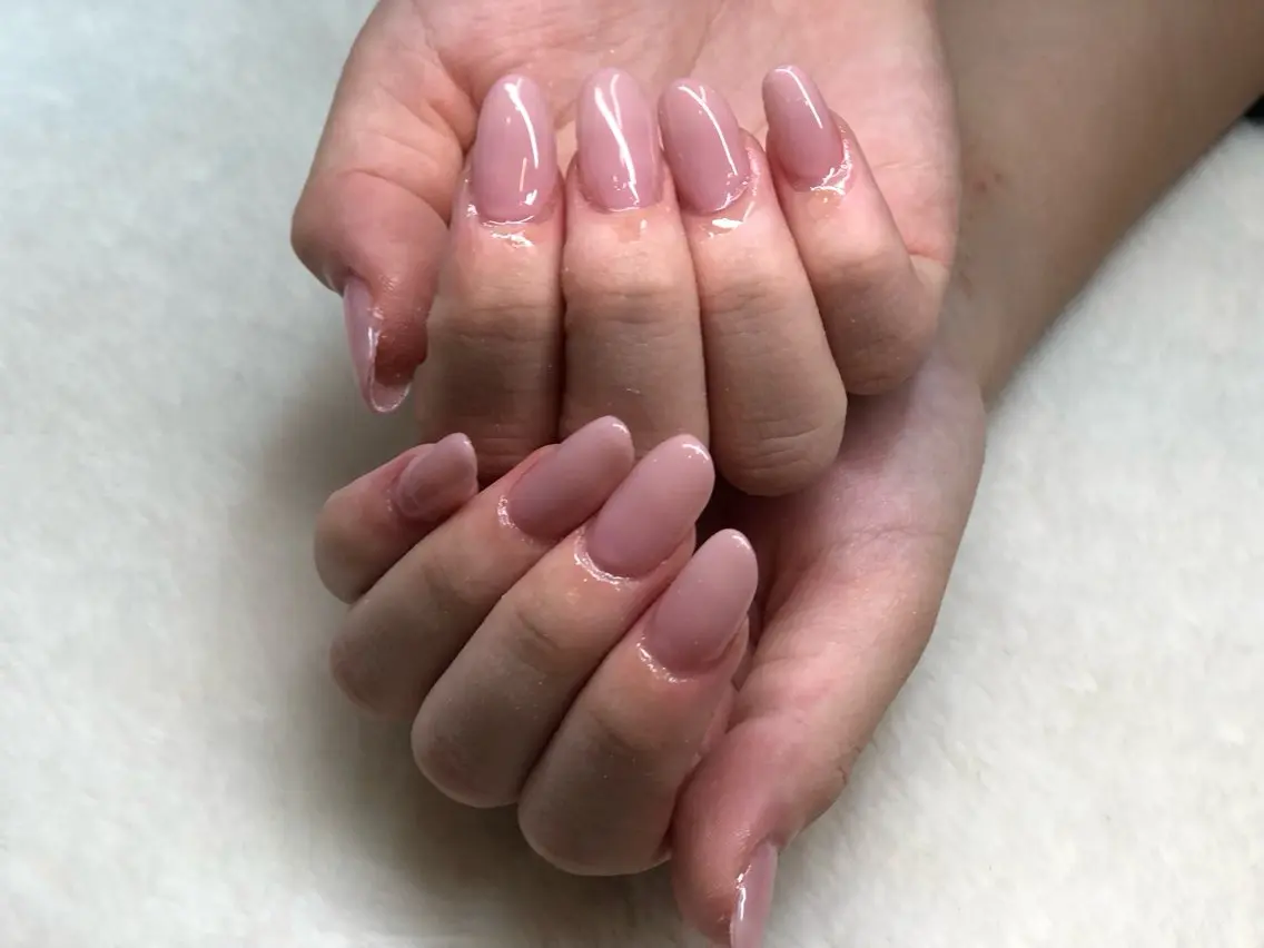 ネイル ジェルネイル パラジェル シンプルネイル ハンドネイル ハンドケア 心斎橋Salon Epokkuのネイルデザイン