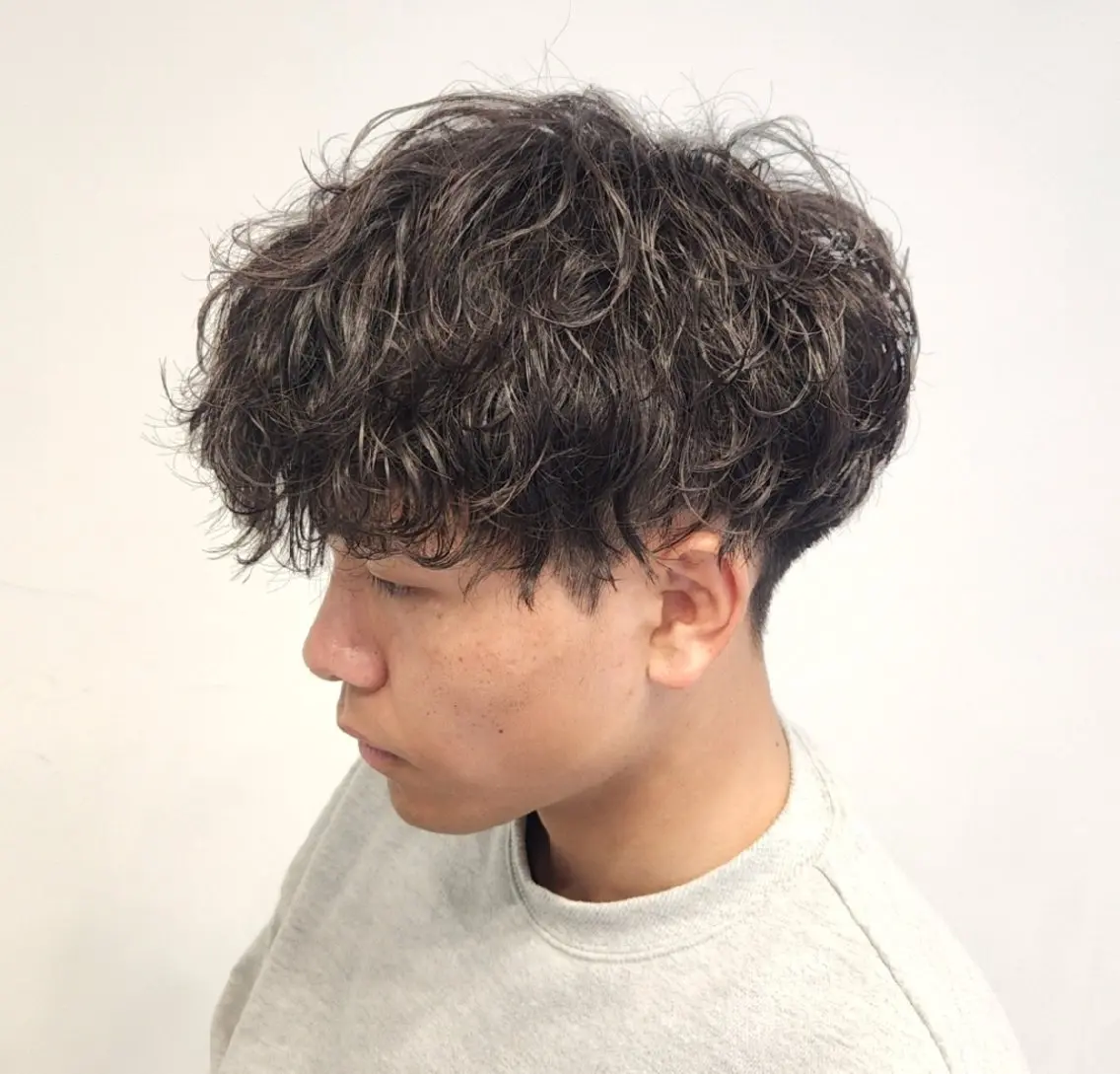 ショート パーマ メンズ 【イケメン風パーマ】 SHOFYのヘアスタイル