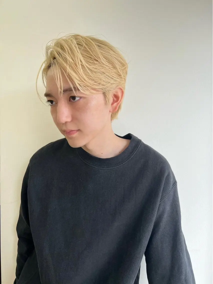 【💎5月限定価格💎】メンズも!ブリーチ+ワンカラー+トリートメント🫧+ライトマッサージ💆の写真