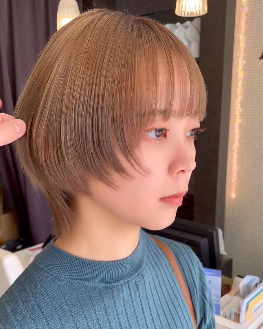ショート ウルフカット カット ヘアカラー 武田 清久のヘアスタイル