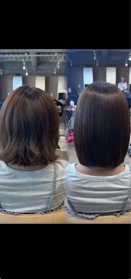 ロング 松本 葉南のヘアスタイル