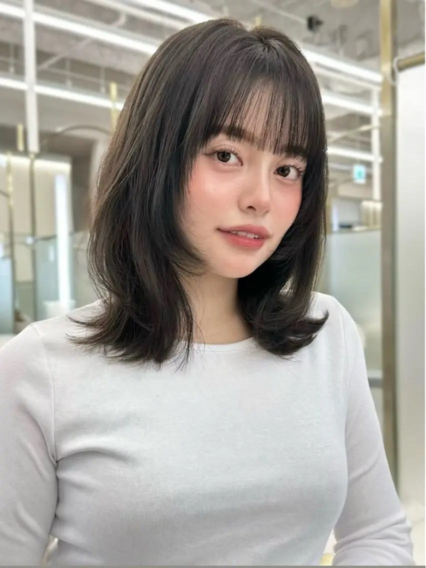 ミディアム ミディアム特化 COA 日向のヘアスタイル