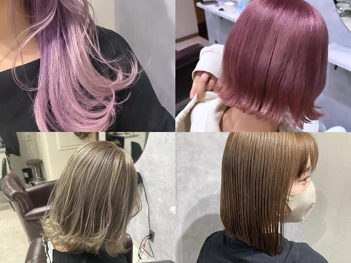 カラー ヘアカラー トリートメント 池袋/カラー特化🎨 ロング料金なし🩵のヘアスタイル