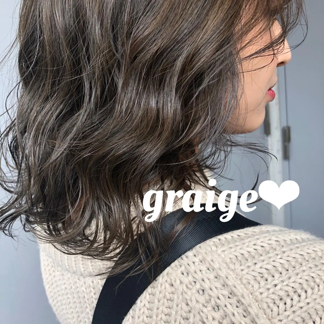 ミディアム カラー レイヤーカット 韓国ヘアayameのヘアスタイル