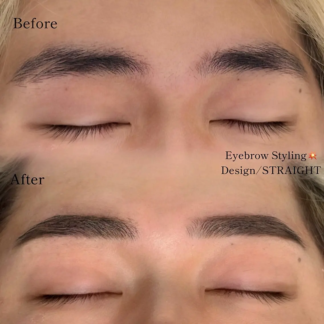 メンズ アイブロウ ワックス脱毛 眉カット その他(アイブロウ) H eyelash⠀ Yuna 𓆉‎⋆˙のマツエク・マツパデザイン
