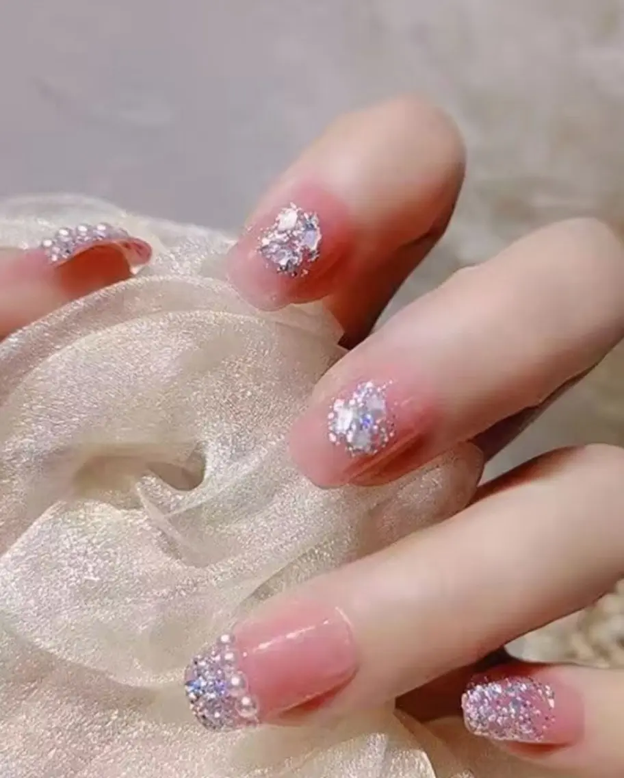 ネイル ハンドネイル H3 Nail Tsuki🦋💙のネイルデザイン