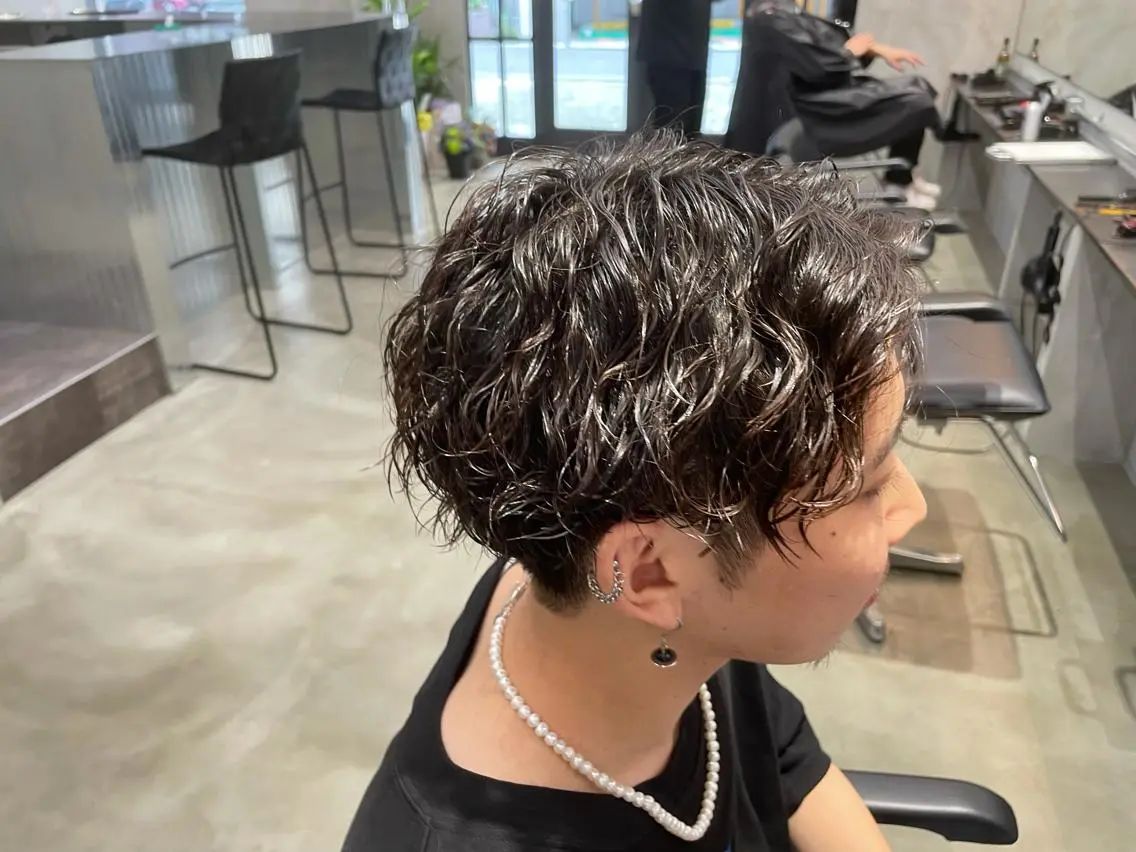 パーマ メンズ メンズパーマ特化型 🔥URITAのヘアスタイル