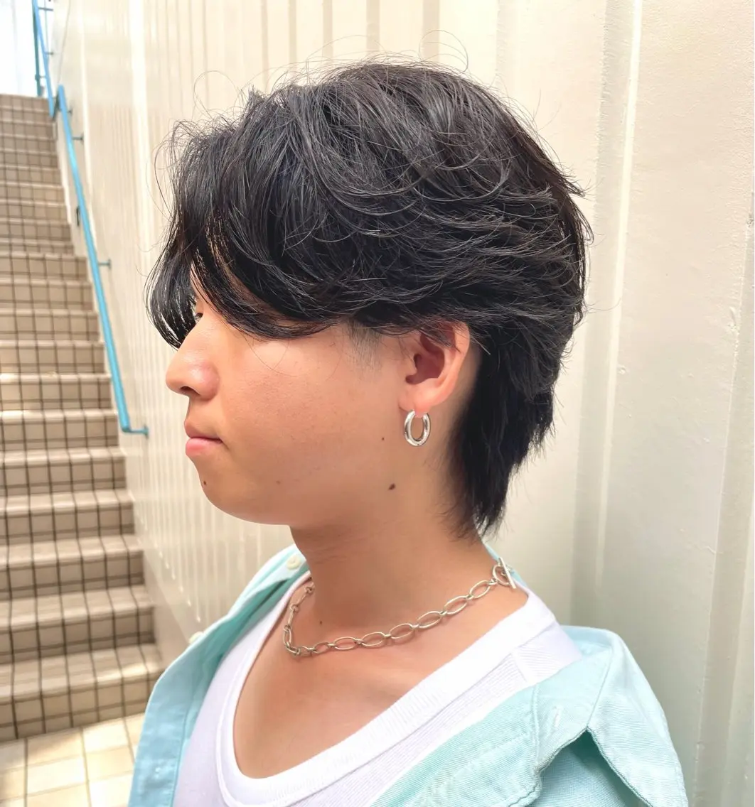 メンズ メンズパーマ カット パーマ 【髪質改善】 TAIGA🐯のヘアスタイル