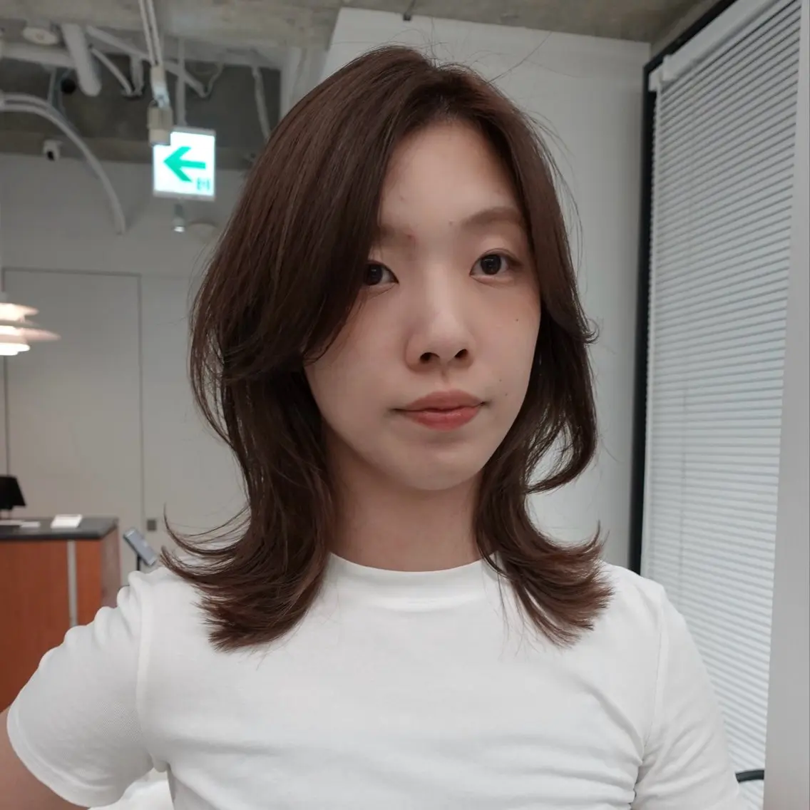 ミディアム カラー ヘアアレンジ ブリーチ カット ヘアカラー 🌐サトウ リョウ🌐のヘアスタイル