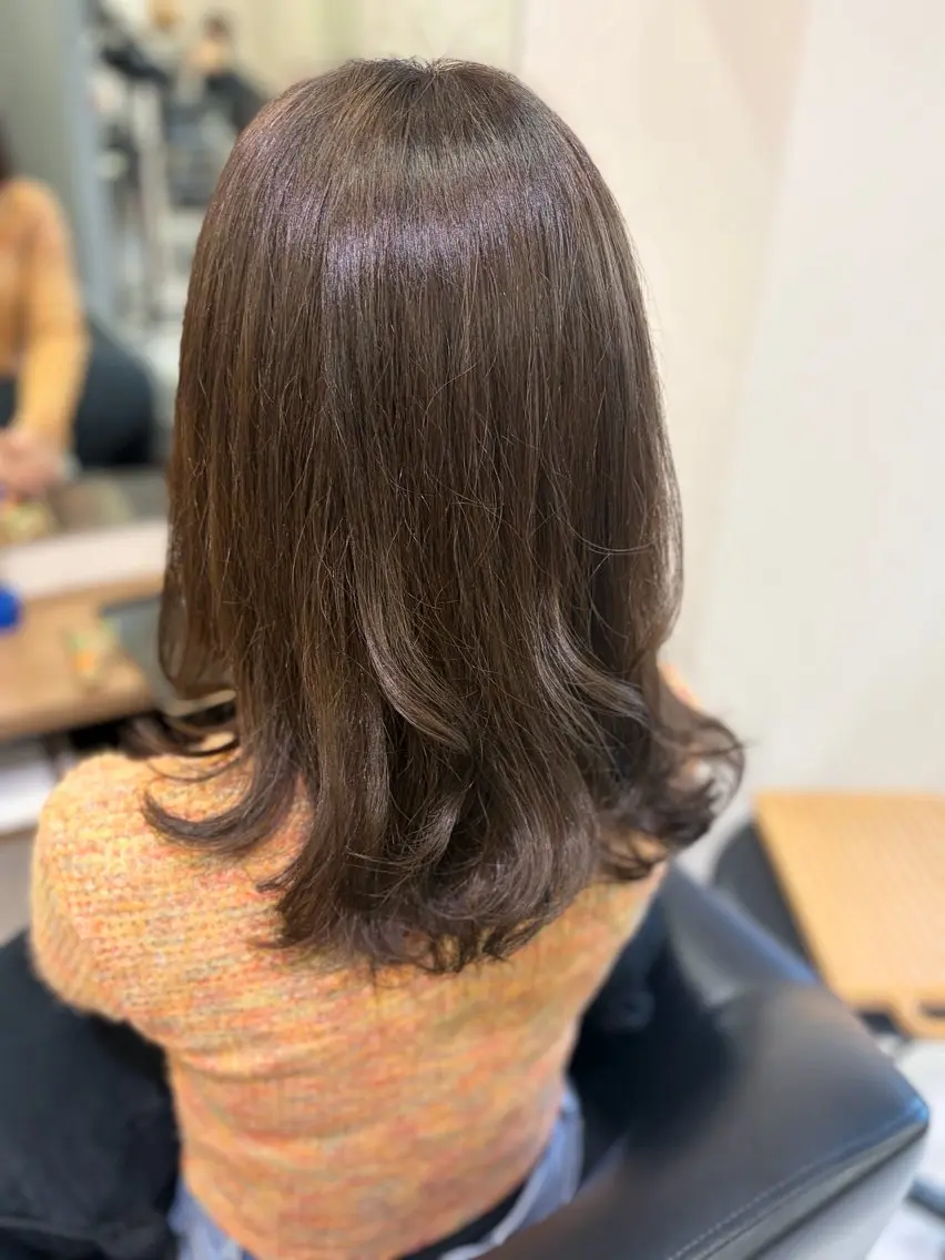 ミディアム カラー カット ヘアカラー 山中麗美 / モデル募集のヘアスタイル