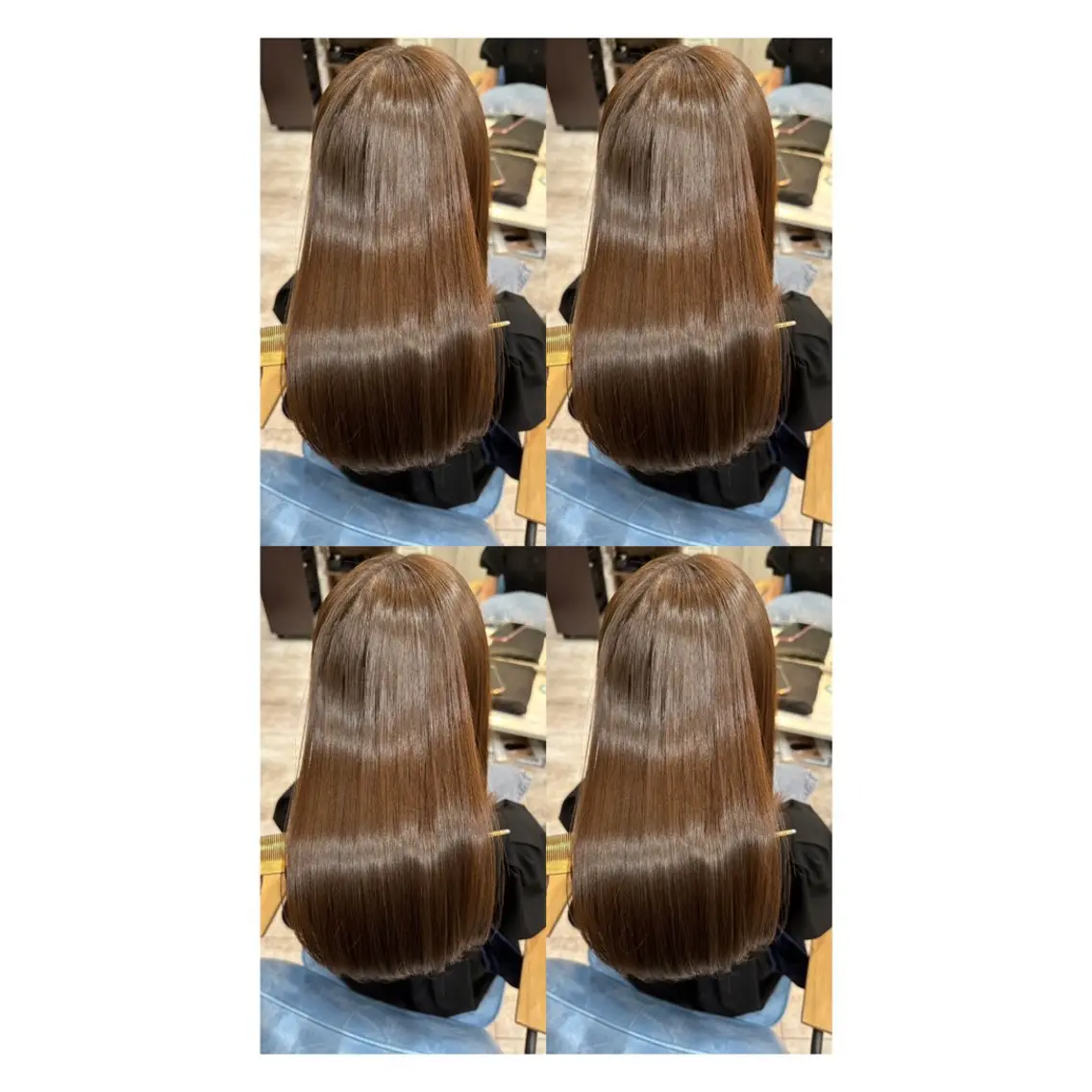 ロング カラー 透明感カラー 髪質改善 縮毛矯正 トリートメント カット ヘアカラー トリートメント 店長✨レイヤー✖️ 髪質改善✖️韓国ヘアのヘアスタイル
