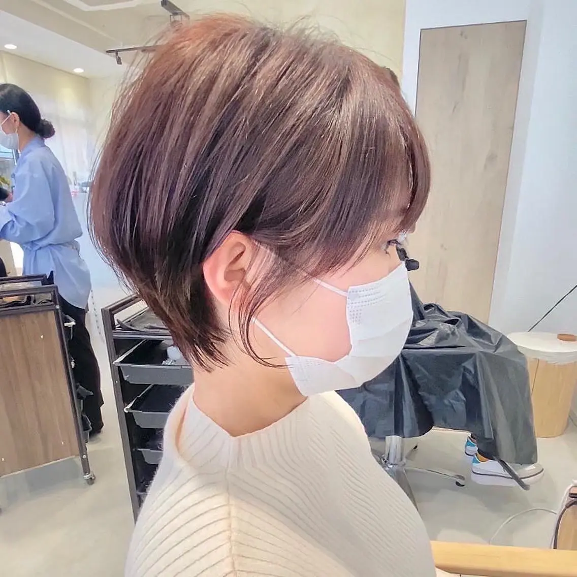 ショート カット ヘアカラー トリートメント パーソナルカラー骨格 顔タイプ 小幡のその他イメージ