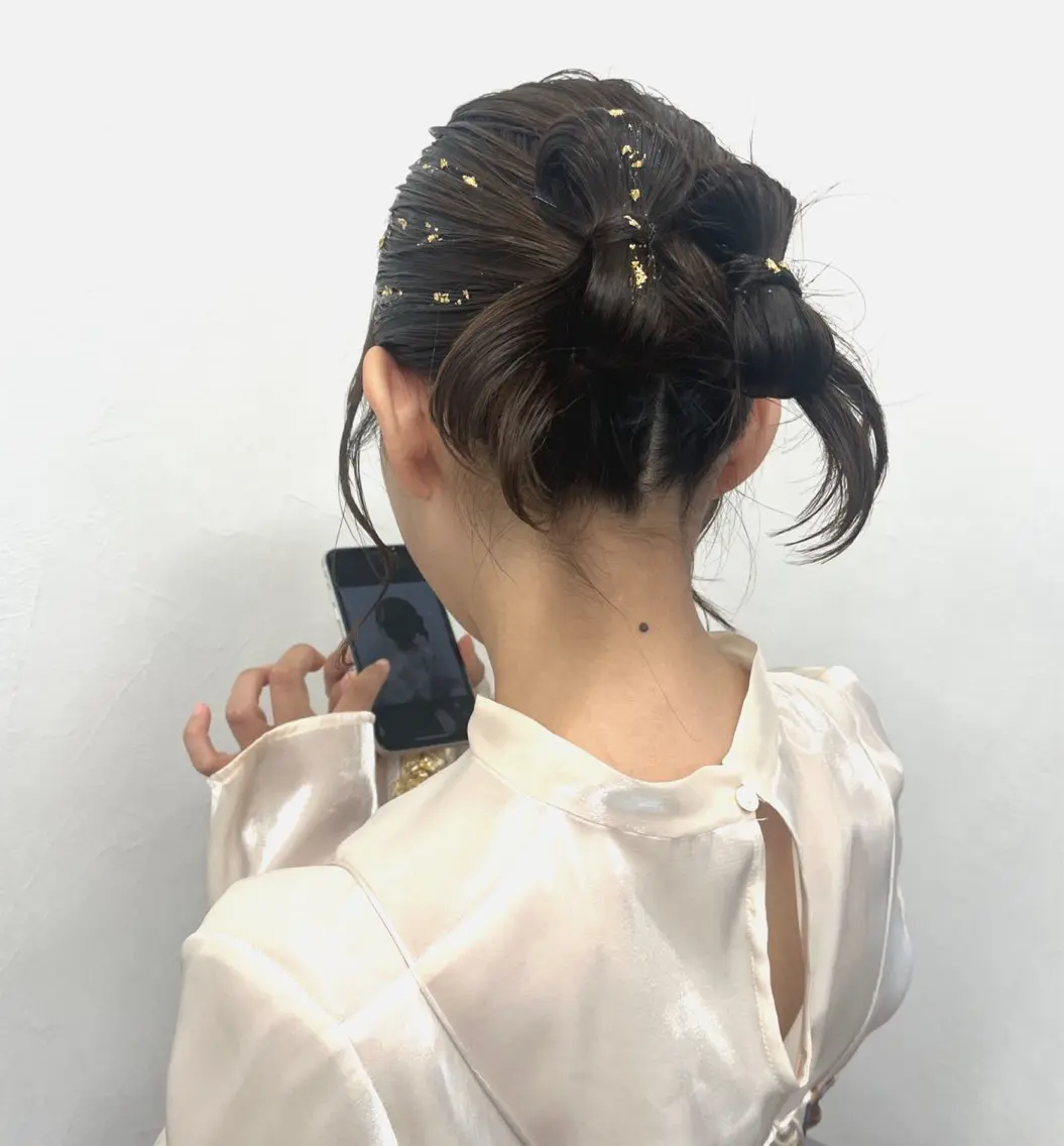 【お呼ばれヘア】結婚式参列になどぜひ5000円🤍の写真