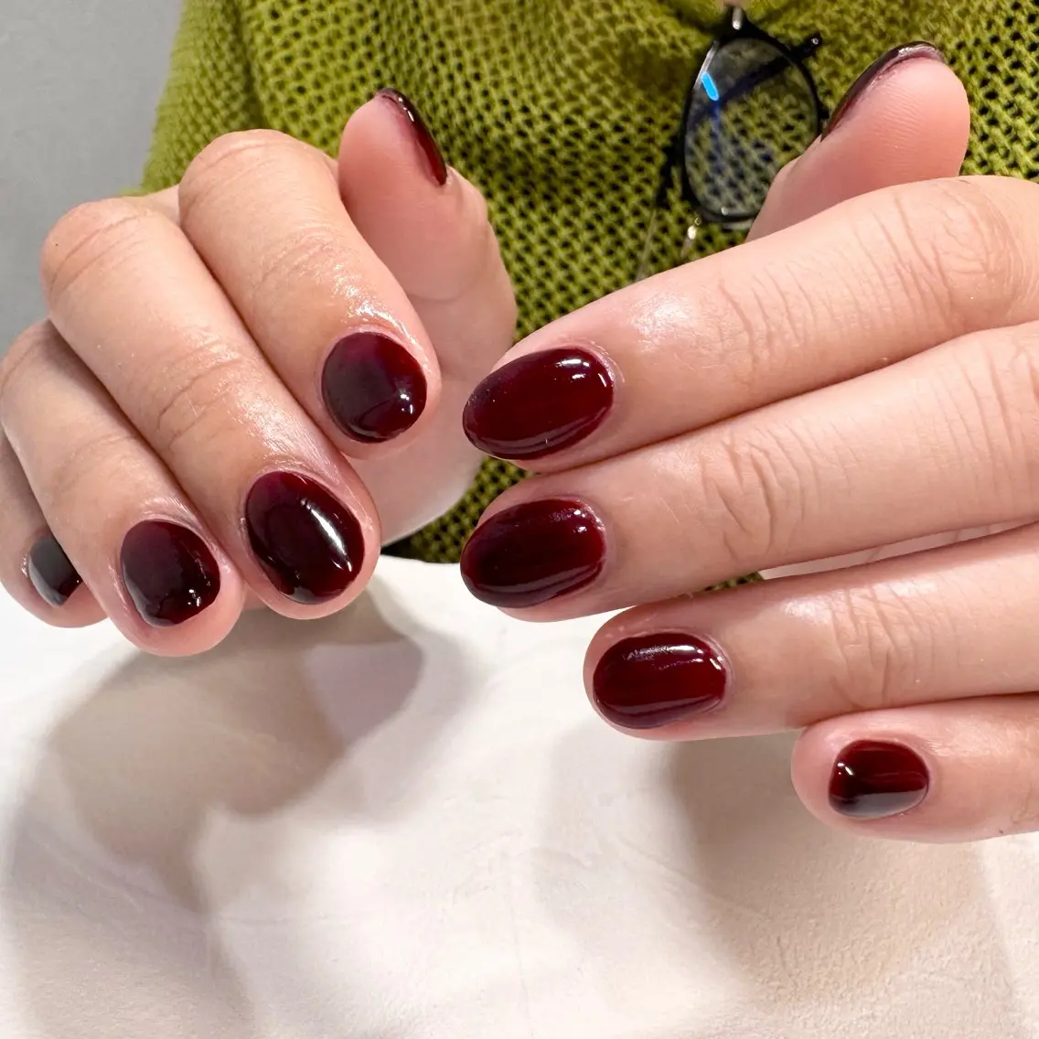 ネイル ワンカラーネイル ハンドネイル RIEKO🍒 ワンホン♡推しネイルのネイルデザイン
