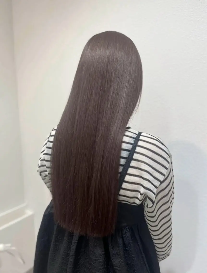 ロング カラー カット ヘアカラー トリートメント 透明感カラー／ 艶感カラー／RAMUのヘアスタイル