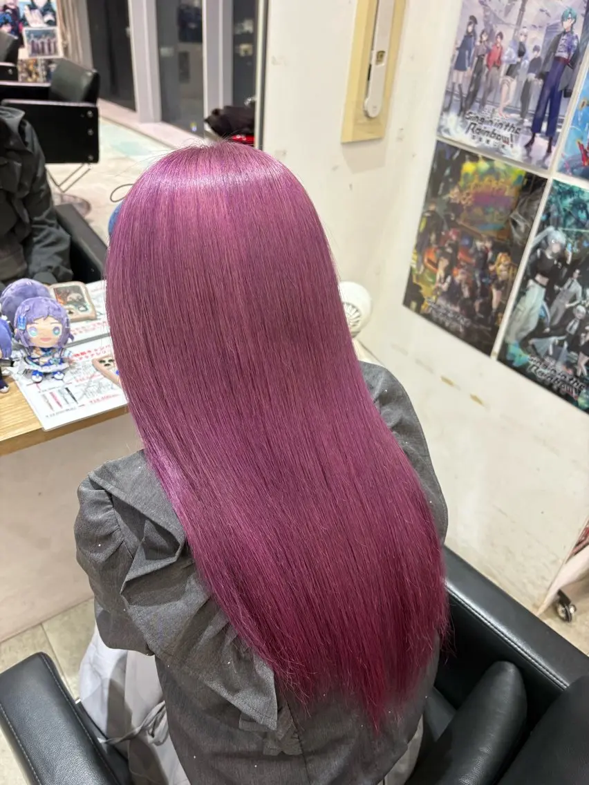 ロング カラー ヘアカラー トリートメント 推しカラー/ ミクのヘアスタイル