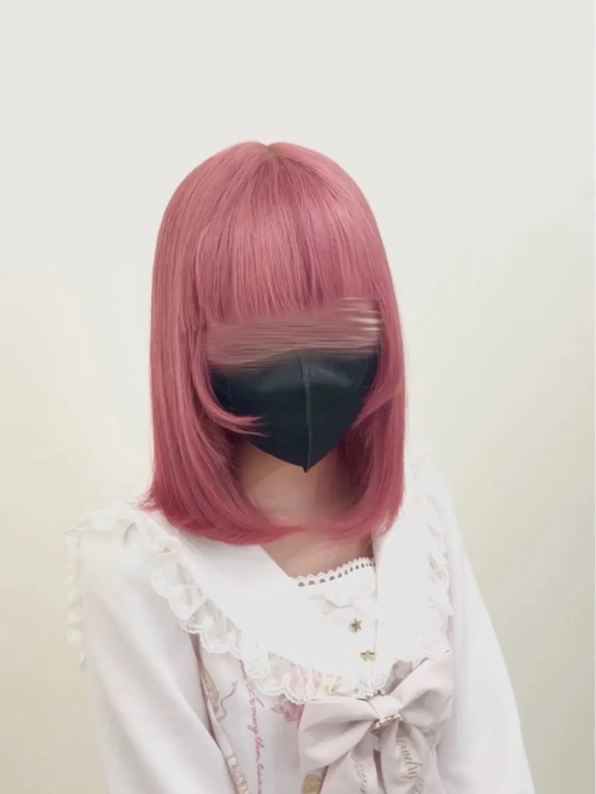 ミディアム カラー ピンクカラー ヘアカラー 旭岡龍明/ハイトーン /ケアブリーチのヘアスタイル