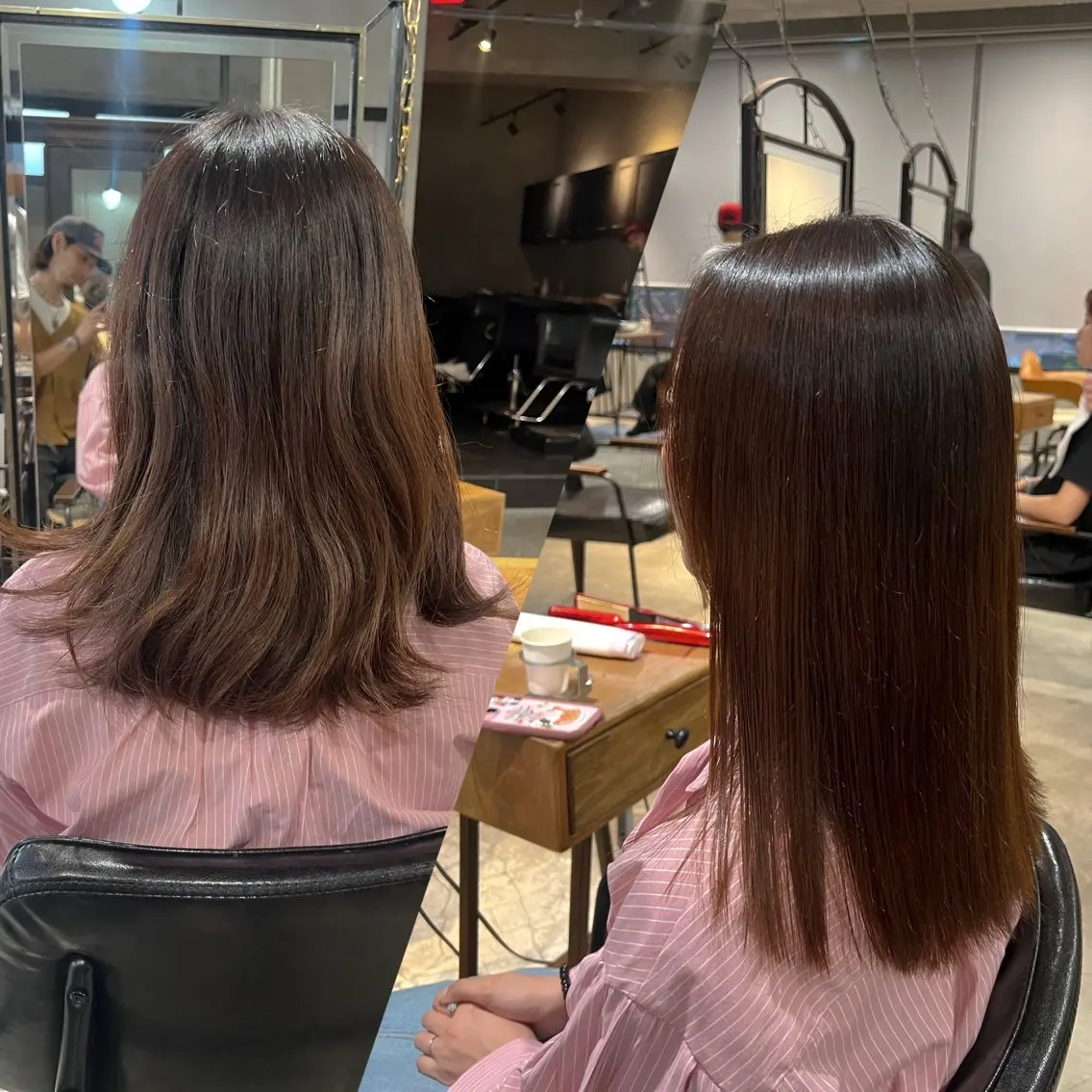 艶髪縮毛矯正+似合わせカット+最新トリートメント#髪質改善の写真